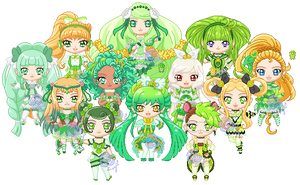 ChibiP: Precure Fantasy Green