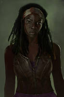 Michonne from The Walking Dead