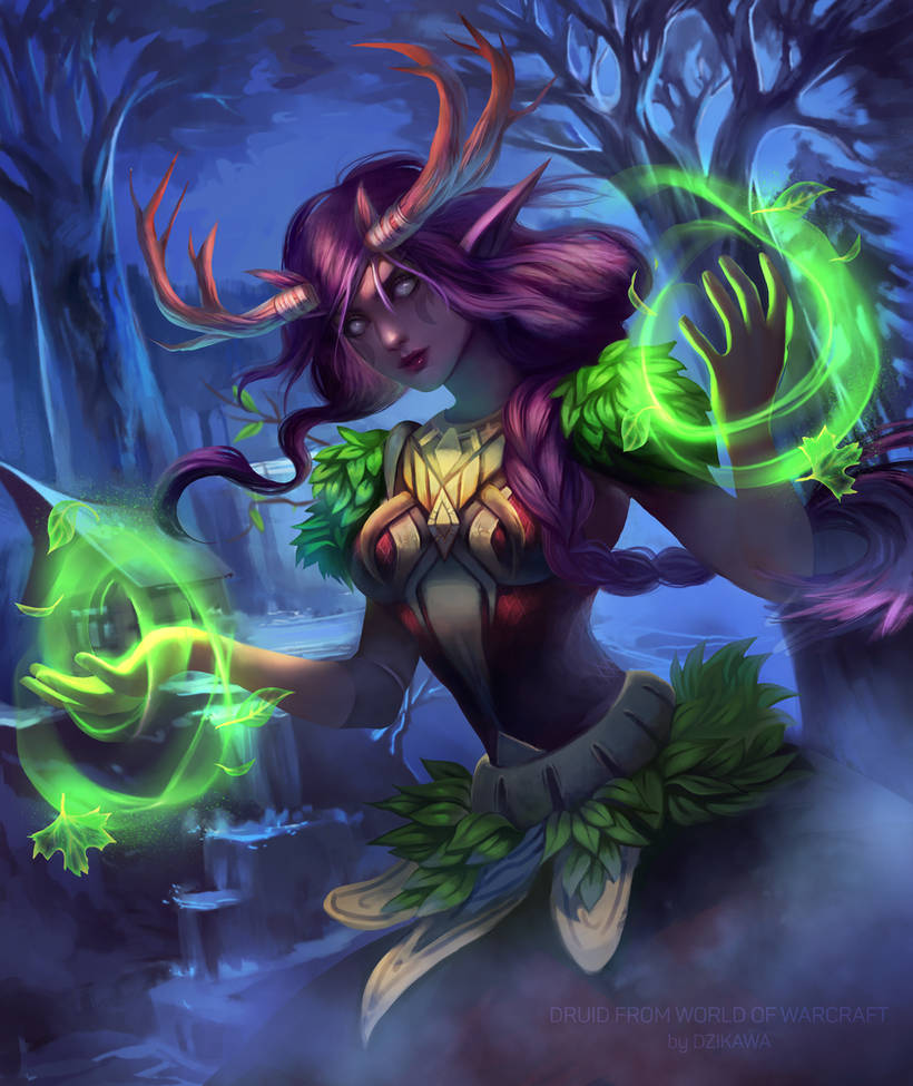 Druid from World of Warcraft by Dzikawa