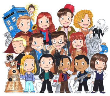 Doctor Who Chibis galore