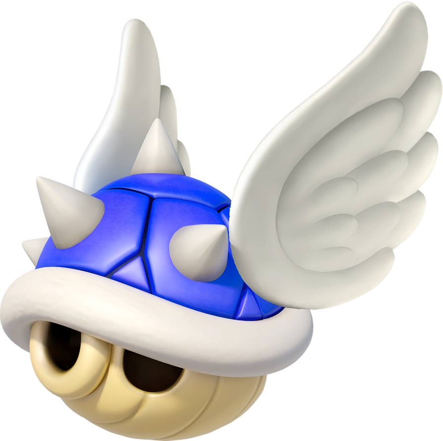 Blue Spiny Shell by Mentect on DeviantArt