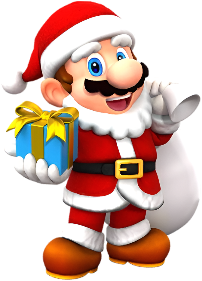 Santa Mario By Mentect On DeviantArt