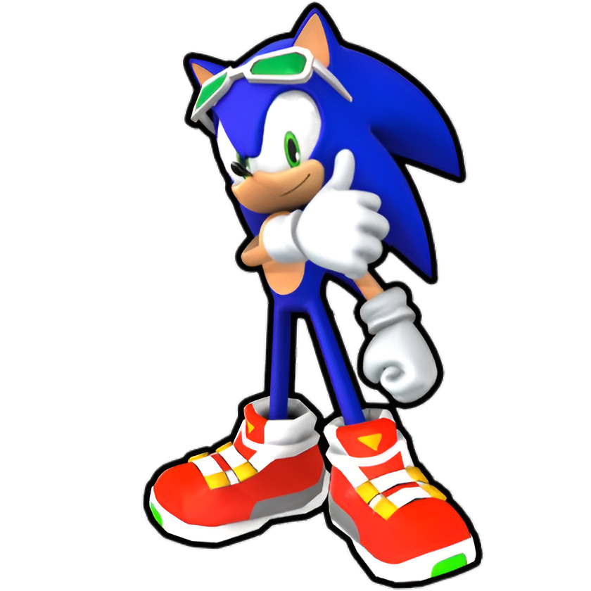 Sonic Riders Fit Rider Sonic by Mentect on DeviantArt