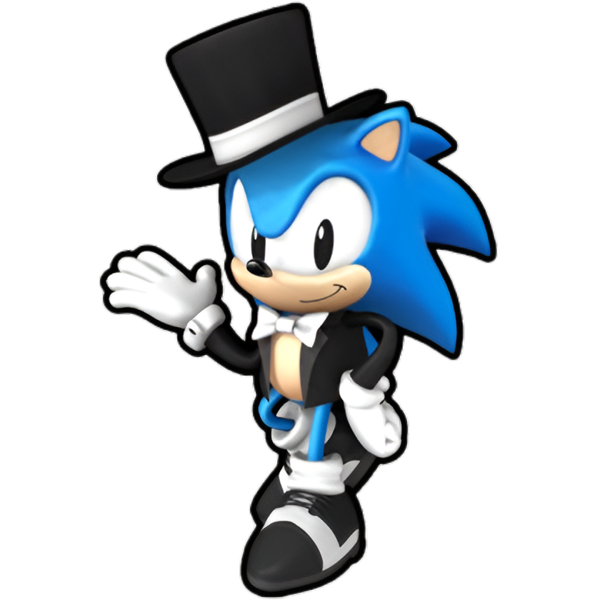 tuxedo classic sonic