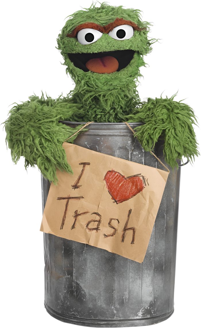 Oscar the Grouch by Mentect on DeviantArt