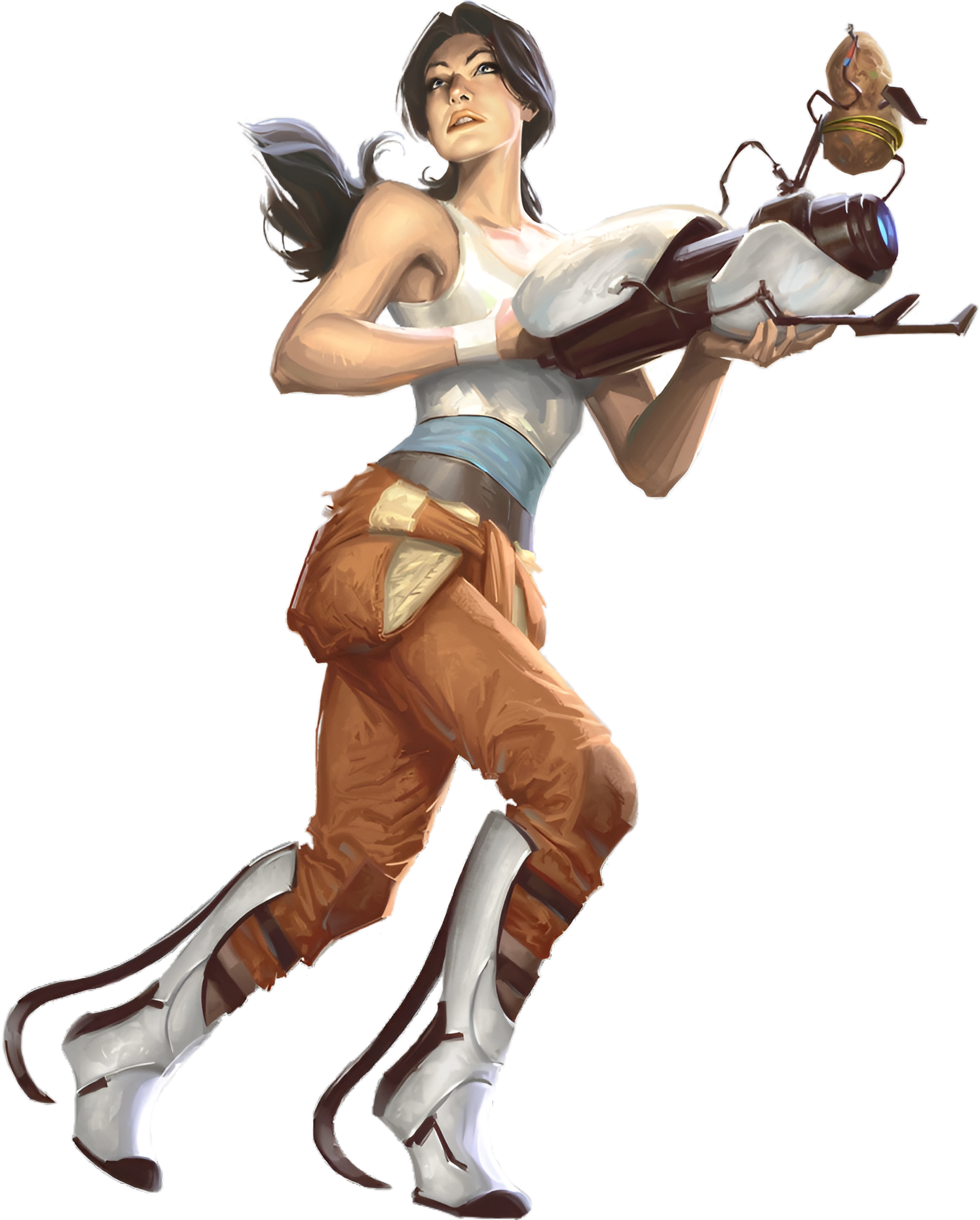 Buff Chell Chell by Mentect on DeviantArt