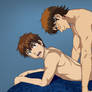 Sawamura and Miyuki (censored)