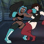 Athenea VS Amaya! -commission-