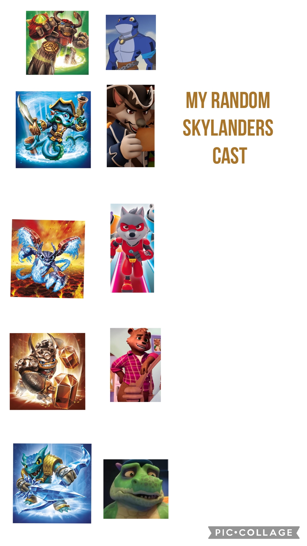Random Skylander My Random Skylanders Cast 1 by Bunnymund05 on DeviantArt