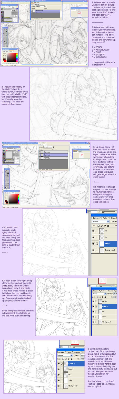 tutorial pt. 1 - lines by shirotsuki