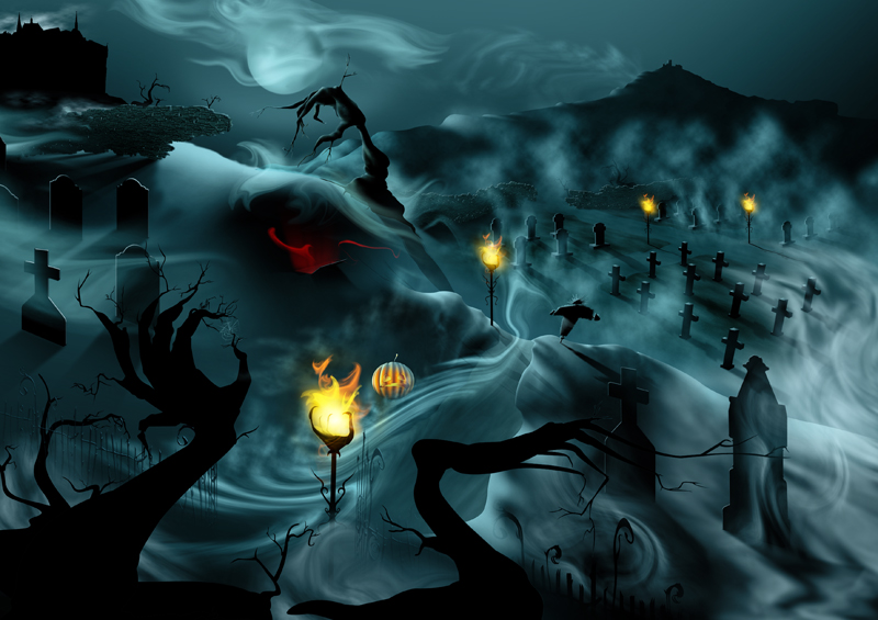 graveyard scenery by troody