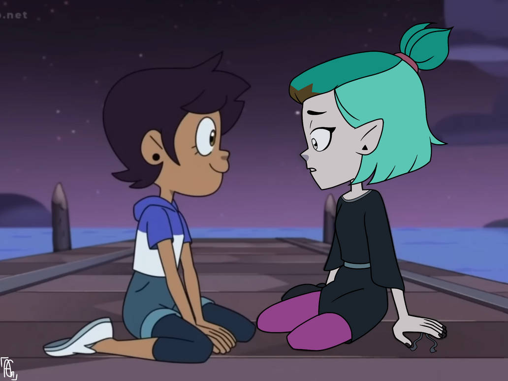 More green hair amity by amitygoddess on DeviantArt