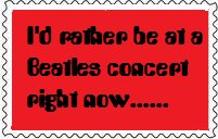 Beatles Concert Stamp