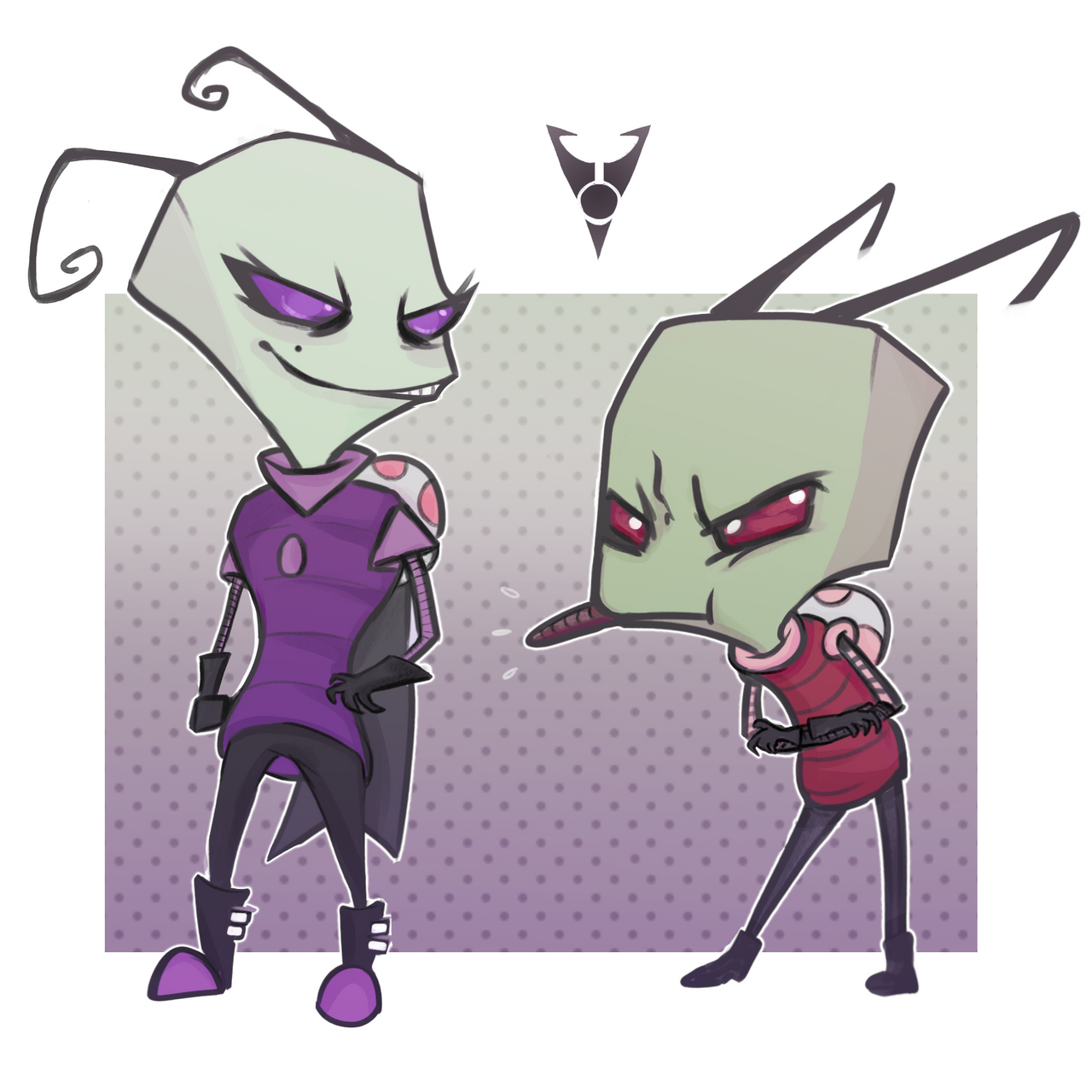 tak is taller than zim and this is canon by PepsiLord on DeviantArt
