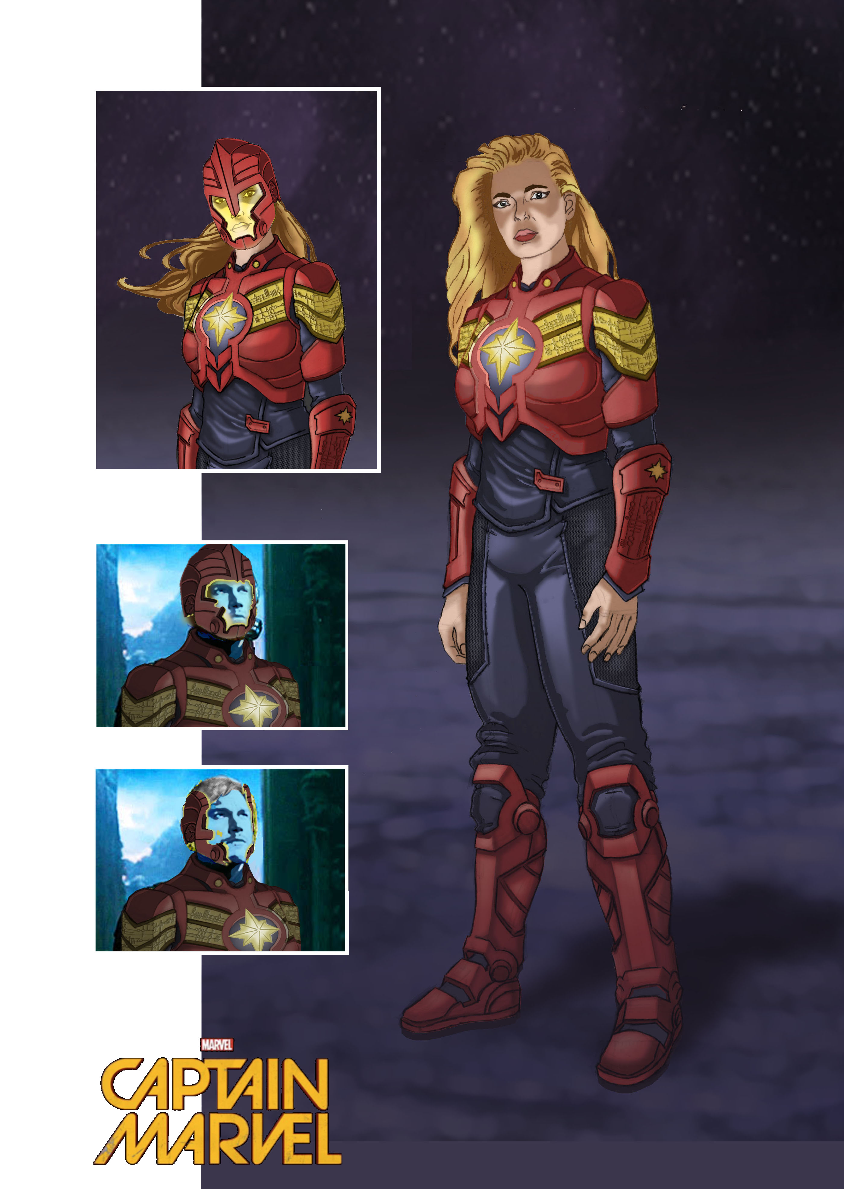 Carol Danvers Captain Marvel Concept Art by Needham-Comics on DeviantArt Carol Danvers Captain Marvel Concept Art by Needham-Comics on DeviantArt