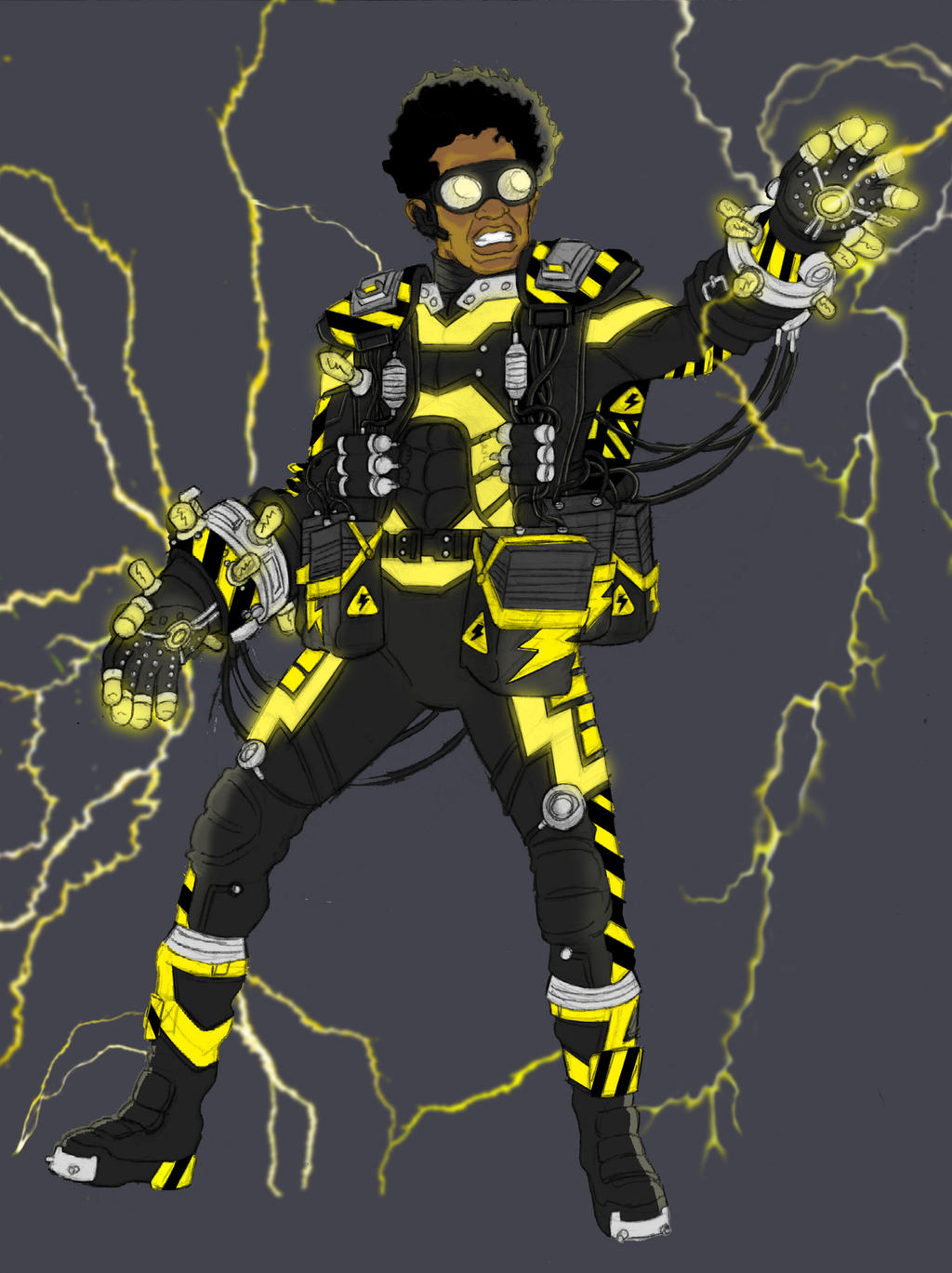 Arrow/Flash TV Black Lightning . by Needham-Comics on DeviantArt
