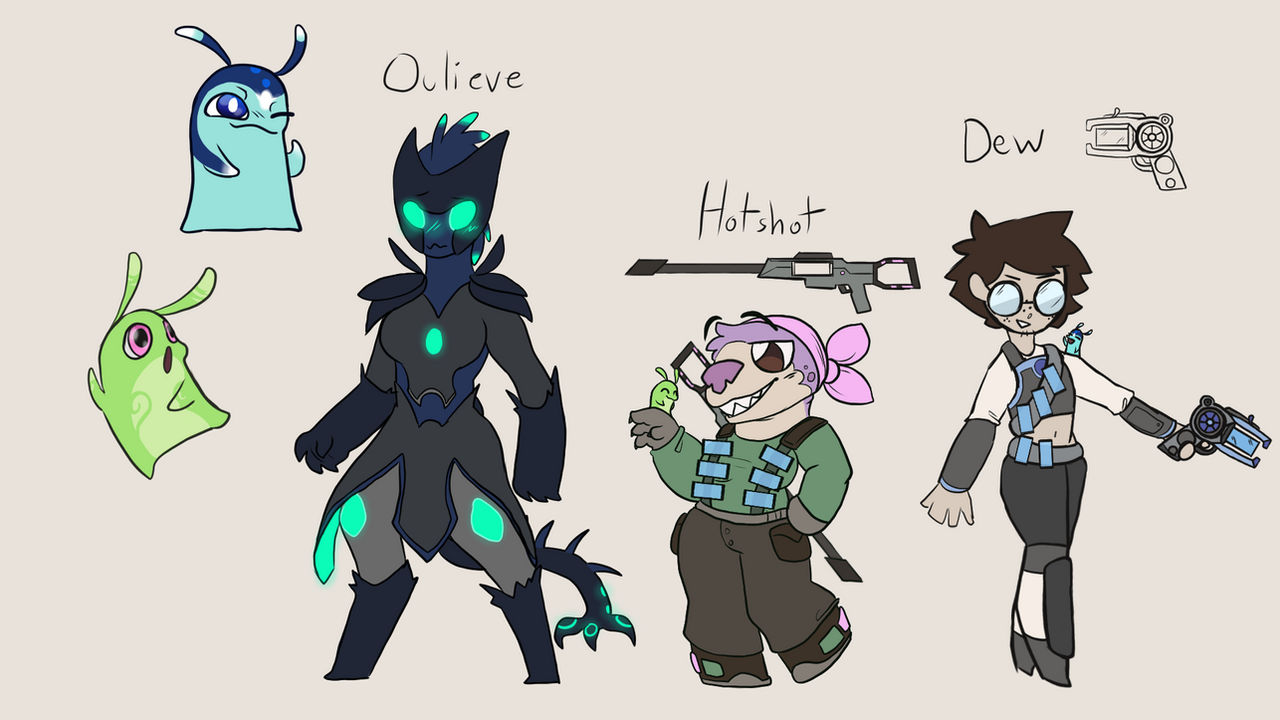 Old Slugterra OC refs by NeapolitanGoblin on DeviantArt