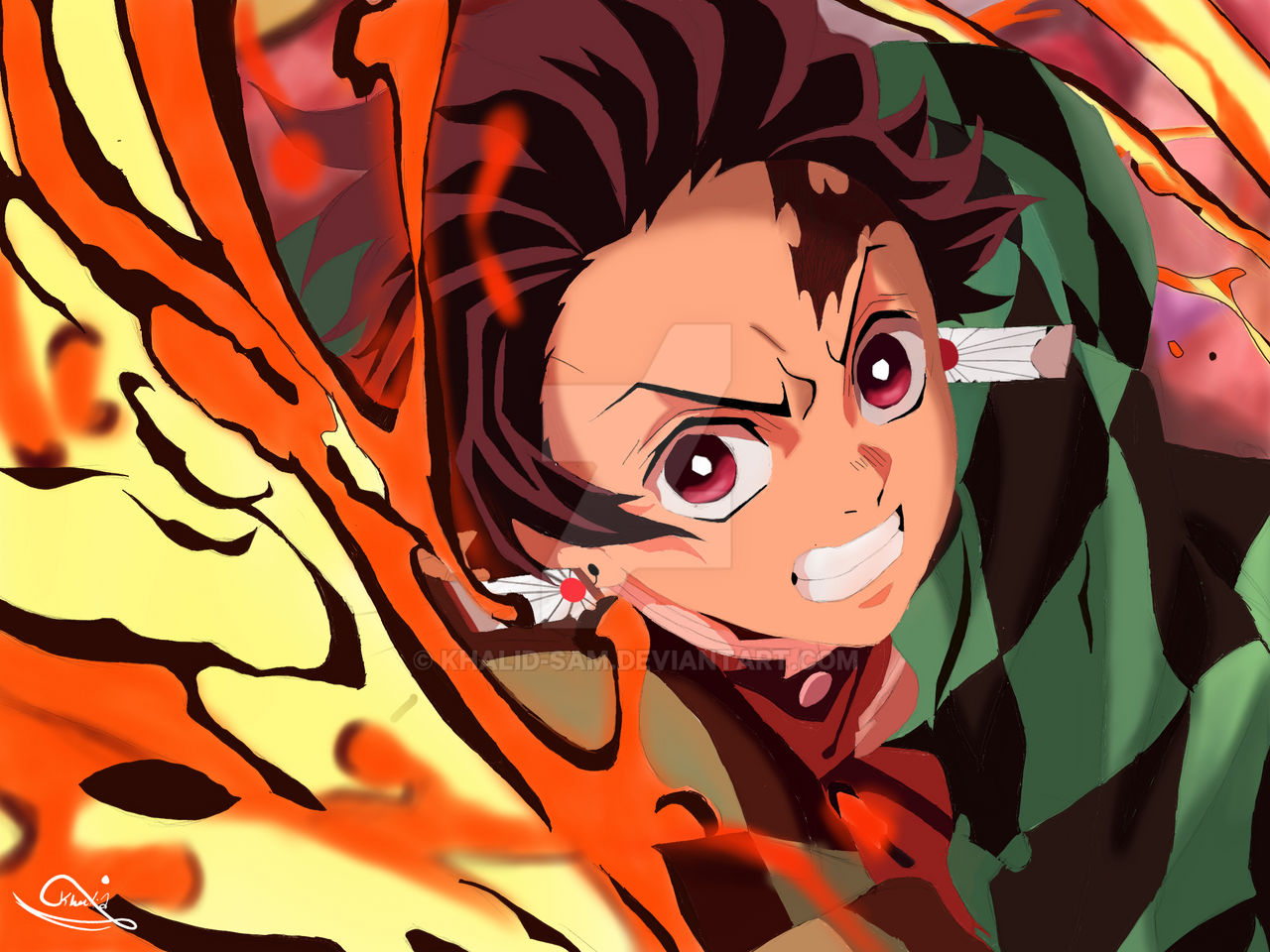 Tanjiro digital art!