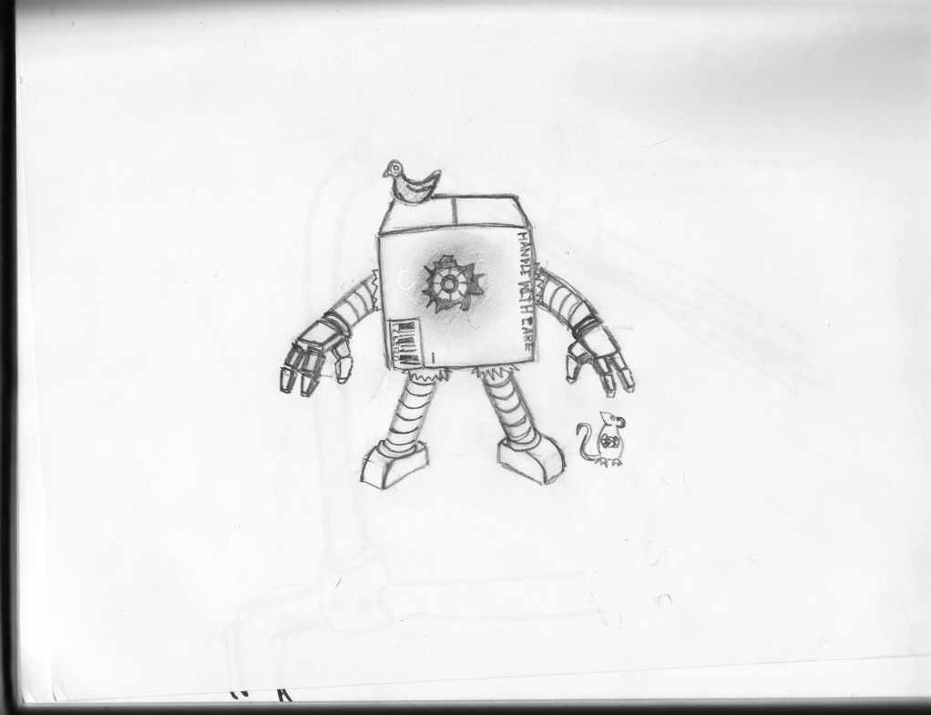 Bot Getting Boxed Box-Bot by X-Wyvern1 on DeviantArt