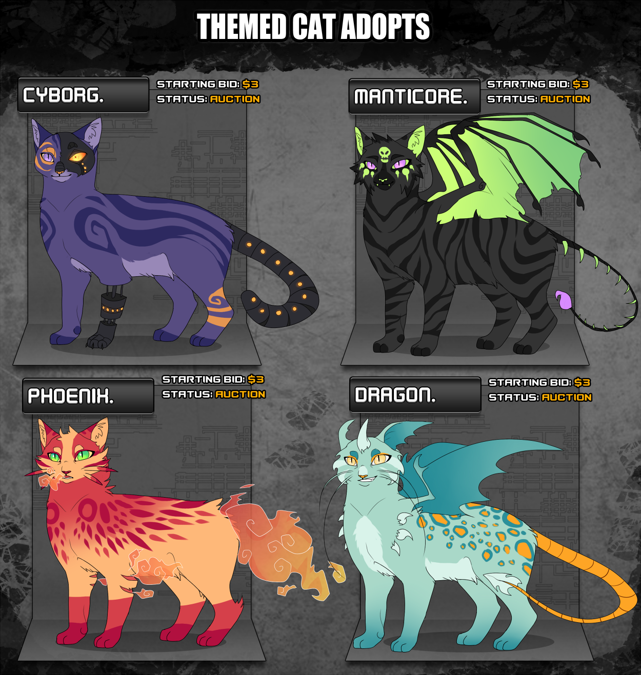 Themed cat auction! :CLOSED: