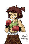 Lisa Loud The Boxer by dbz619