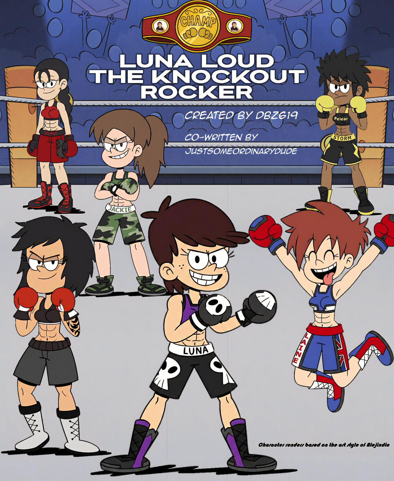 Luna Loud: The Knockout Rocker Poster by dbz619 on DeviantArt