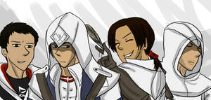 Dez Connor Ezio and granpapa Altair