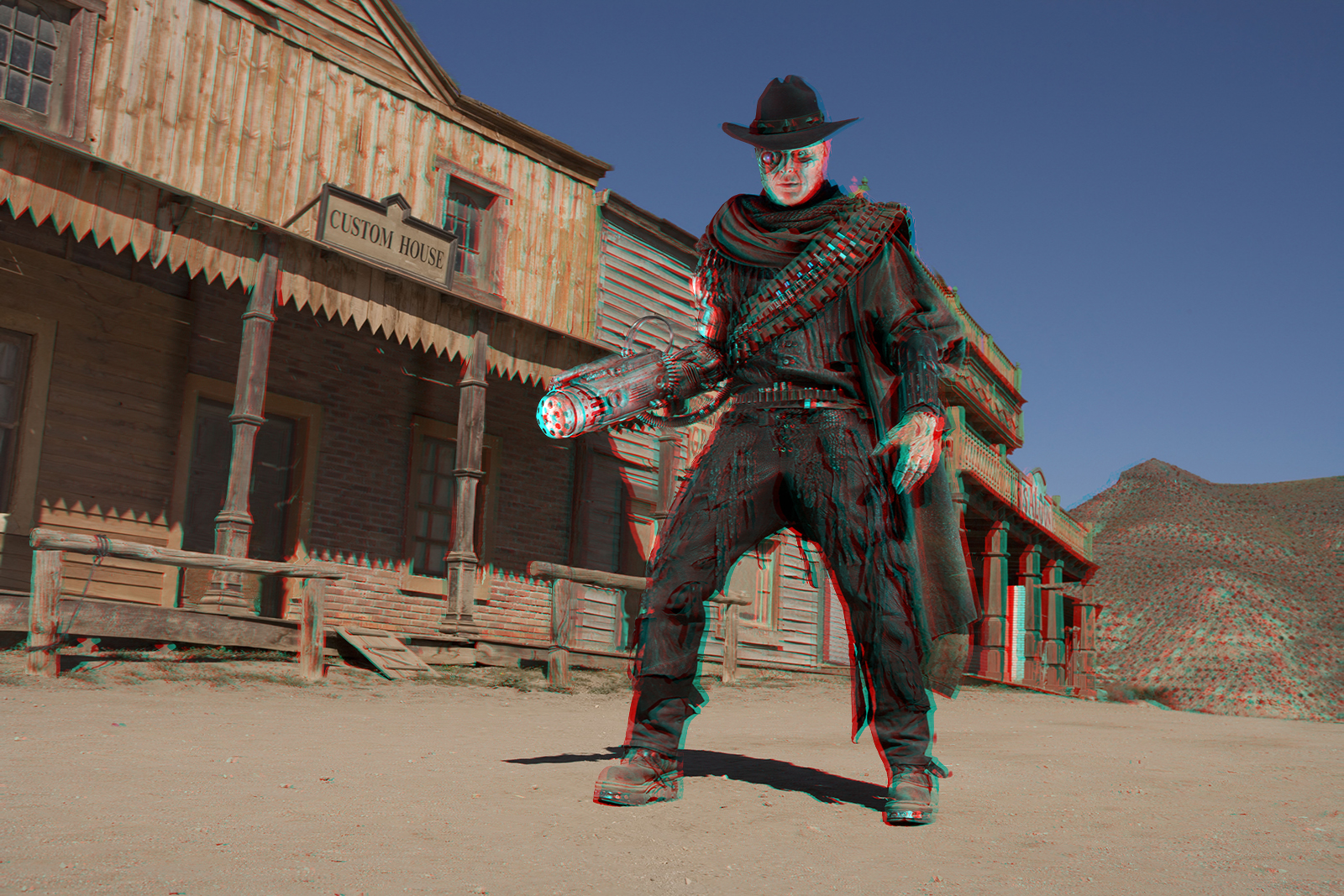 Doctor Who - A Town Called Mercy - 3D Anaglyph