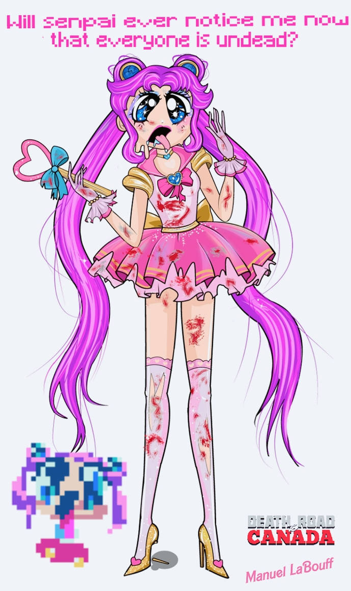 Anime magical girl Deathroad to Canada ver.2 by MagicalBarbieBoy on