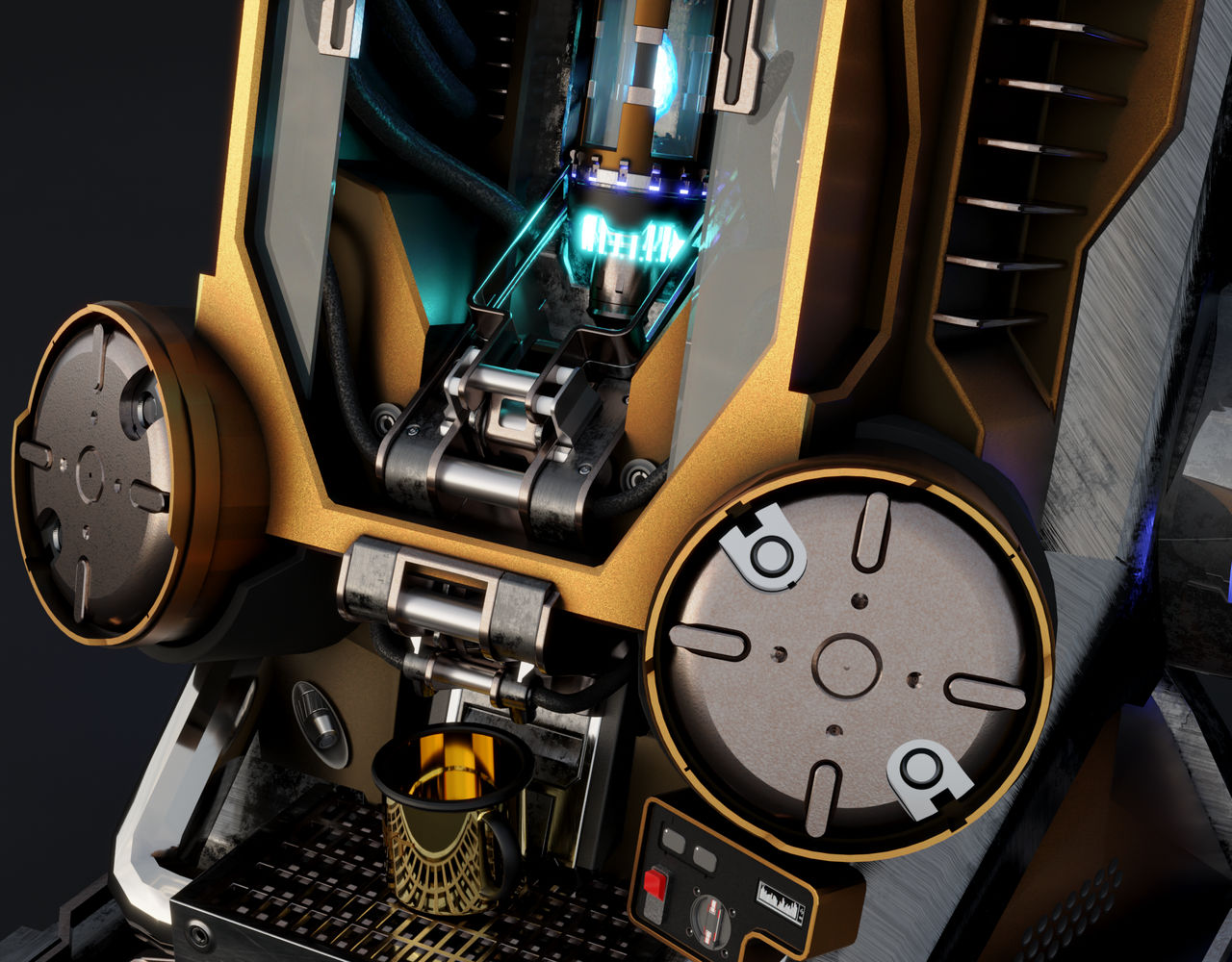 Satisfactory powershard coffee machine by RasBrits on DeviantArt