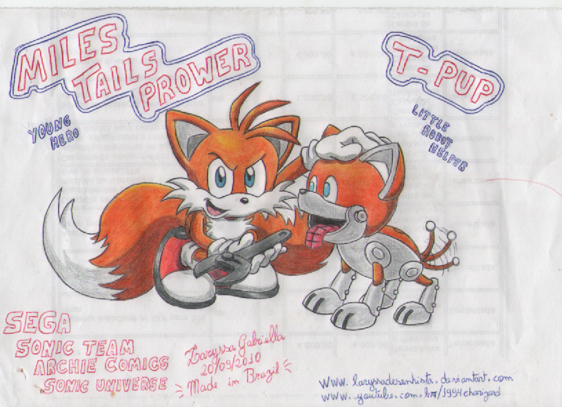 Super Tails and Chaos Emeralds by laryssadesenhista on DeviantArt