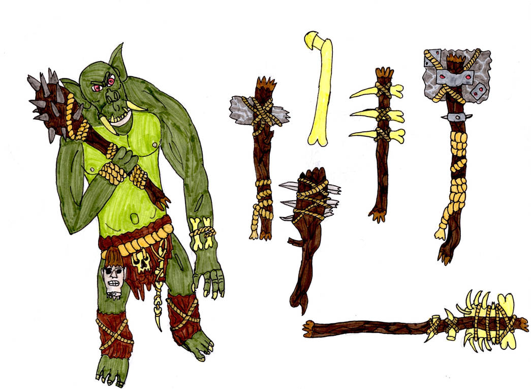 Troll And Weapons By Throrin Of Tauzmiar On DeviantArt troll-and-weapons-by-throrin-of-tauzmiar-on-deviantart