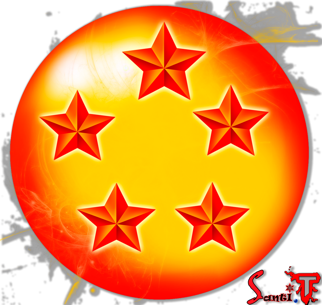 Esfera del Dragon de 5 Estrella render HD png by TodoAnimeOficial