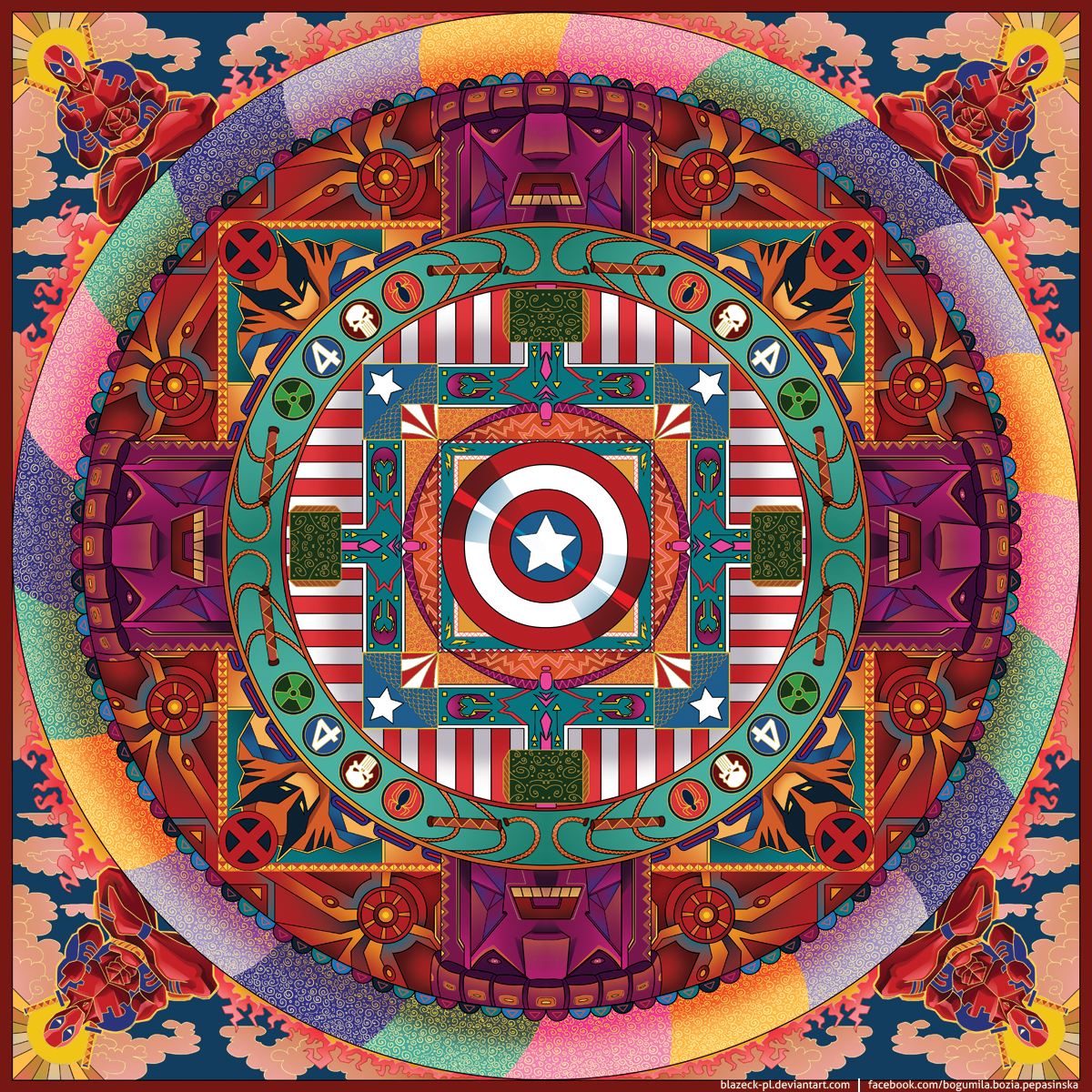 Superhero Mandala