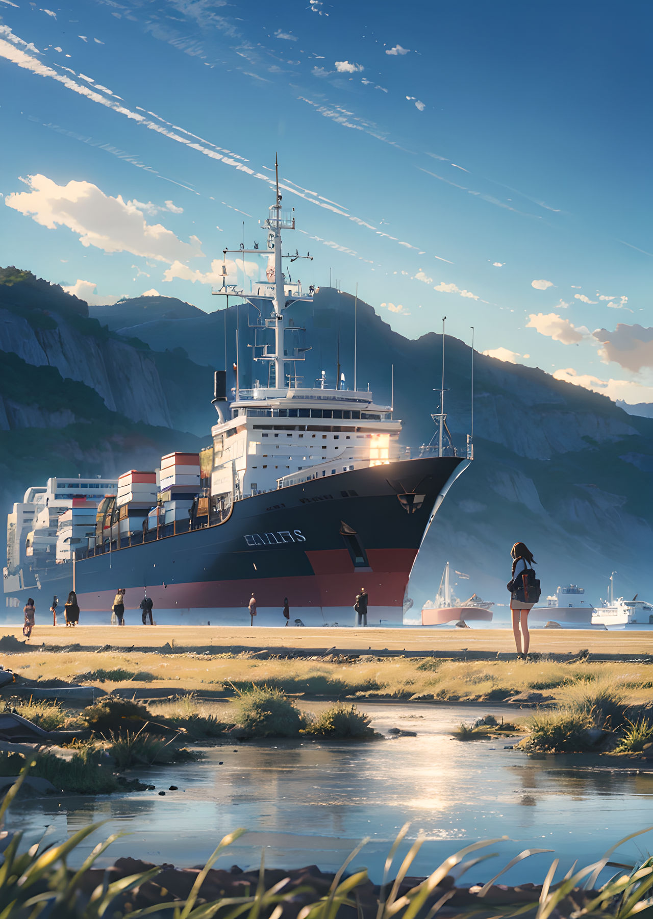Cargo ship by Met4lhe4d on DeviantArt