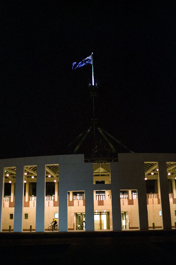 Parliament House at night