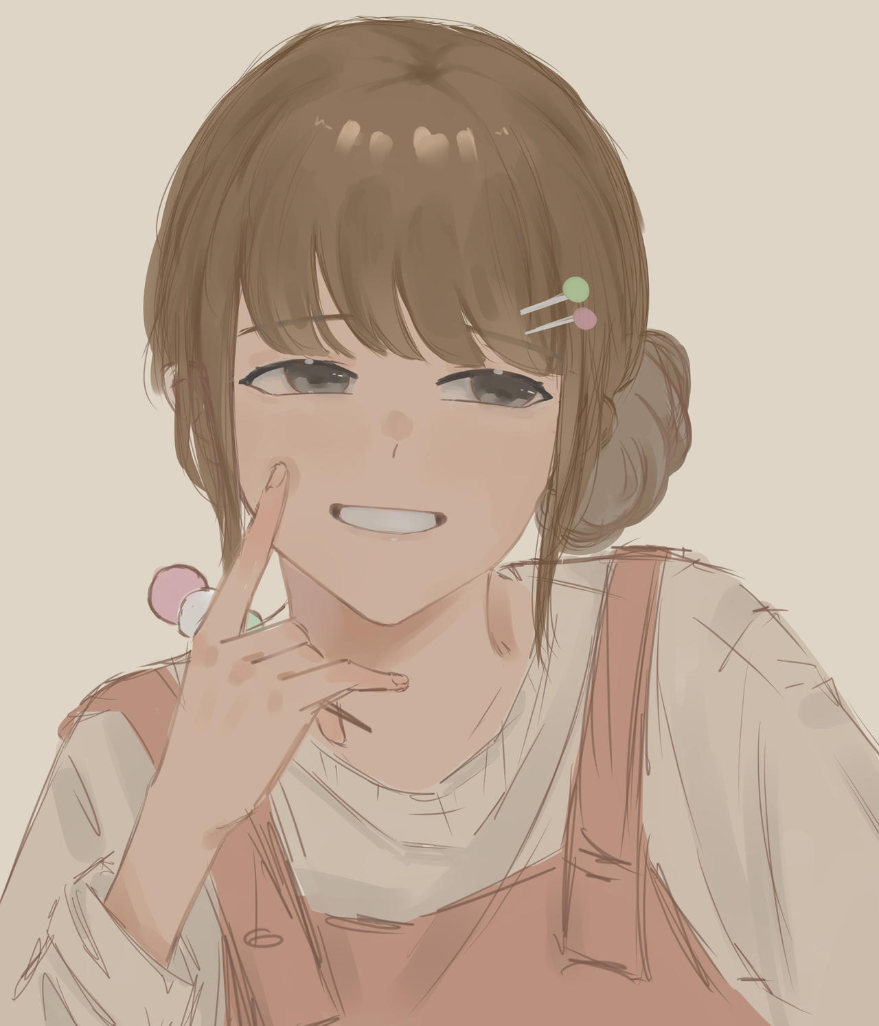 Dango Oc for sweets collab by natsumetakashii on DeviantArt