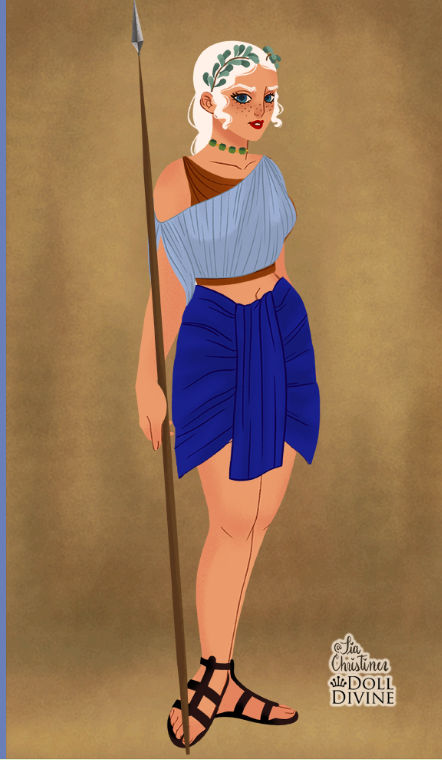 Greek Queen Deviantart Ancient Greek by BonnieKF on DeviantArt