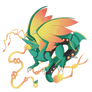 Mega Rayquaza x Mega Charizard X (Speedpaint)