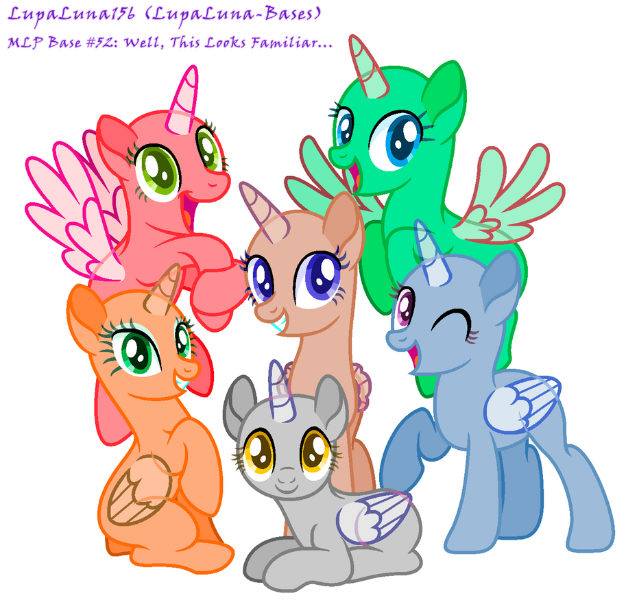 Mlp Base Items MLP Base #52: Well, This Looks Familiar... by LupaLuna-Bases on DeviantArt