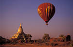 Hot-air Balloon, Bagan by petrsvarc