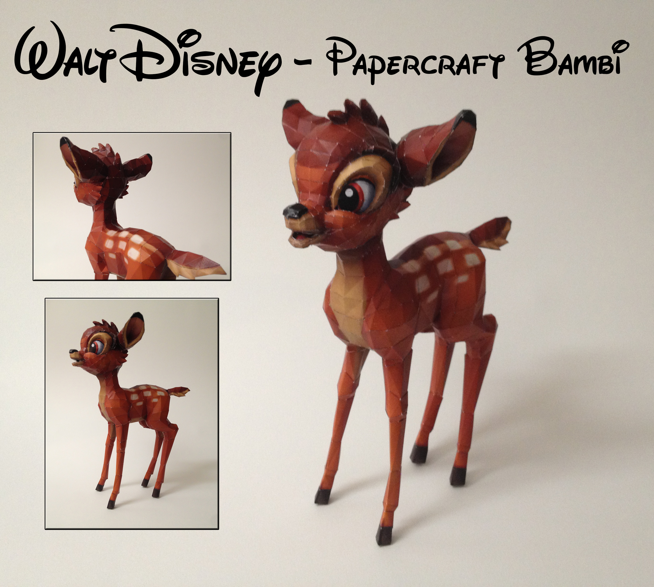 Walt Disney - Bambi Papercraft