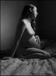 Self Portrait Pregnant II by amberskyfire