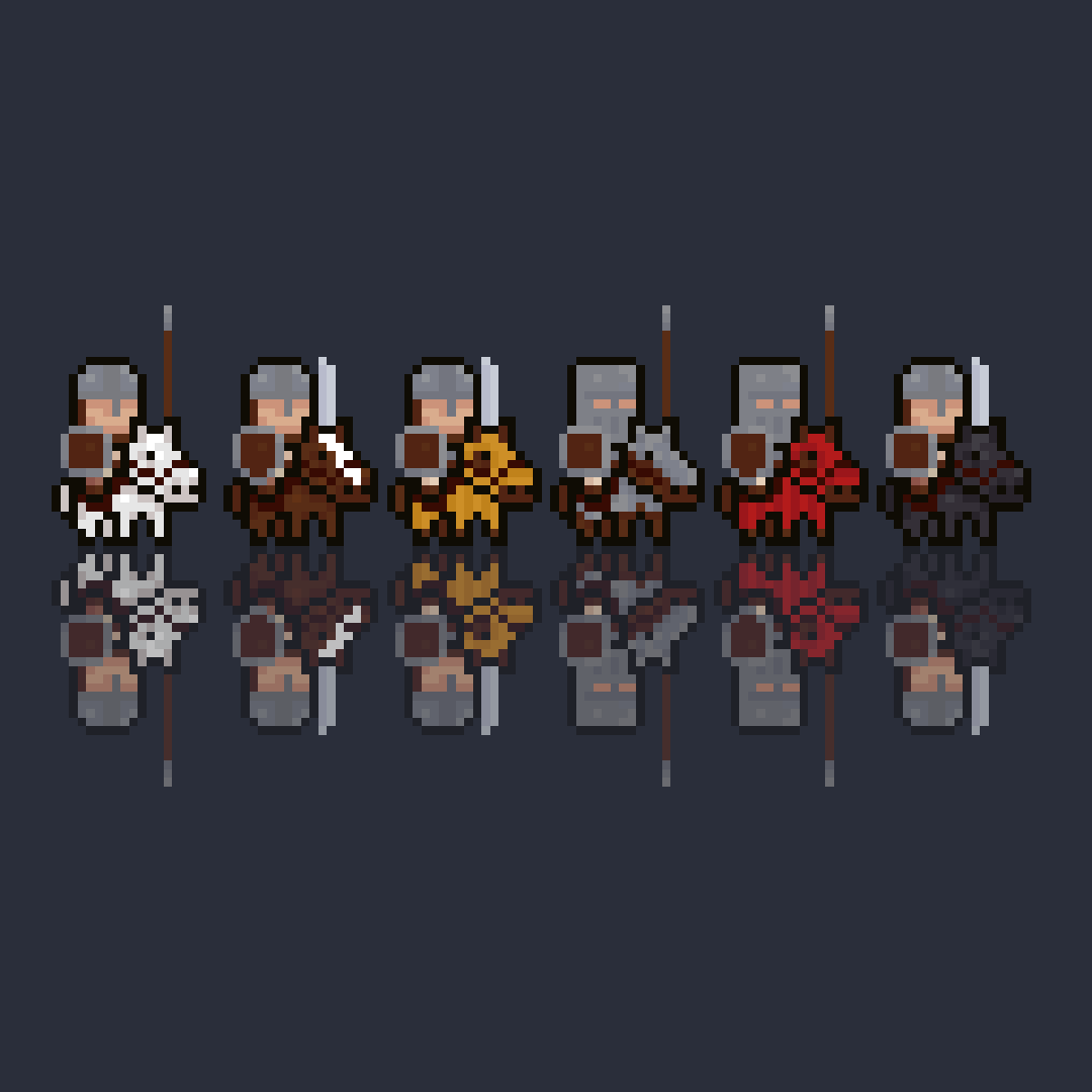 Minecraft Knight Rider Medieval Riders | Pixel Art by PixelatedLusitanian on DeviantArt
