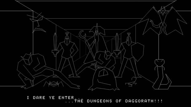 Dungeons of Daggorath (Black / Wide)