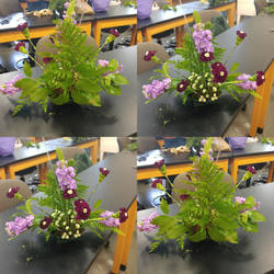 my triangle Floral design