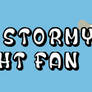 One Stormy Night Fan Button