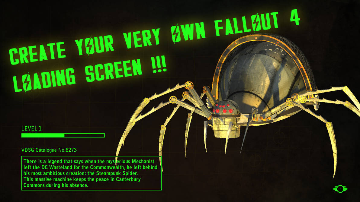 How To Create Your Own Fallout 4 Loading Screen by Abasyyx on DeviantArt