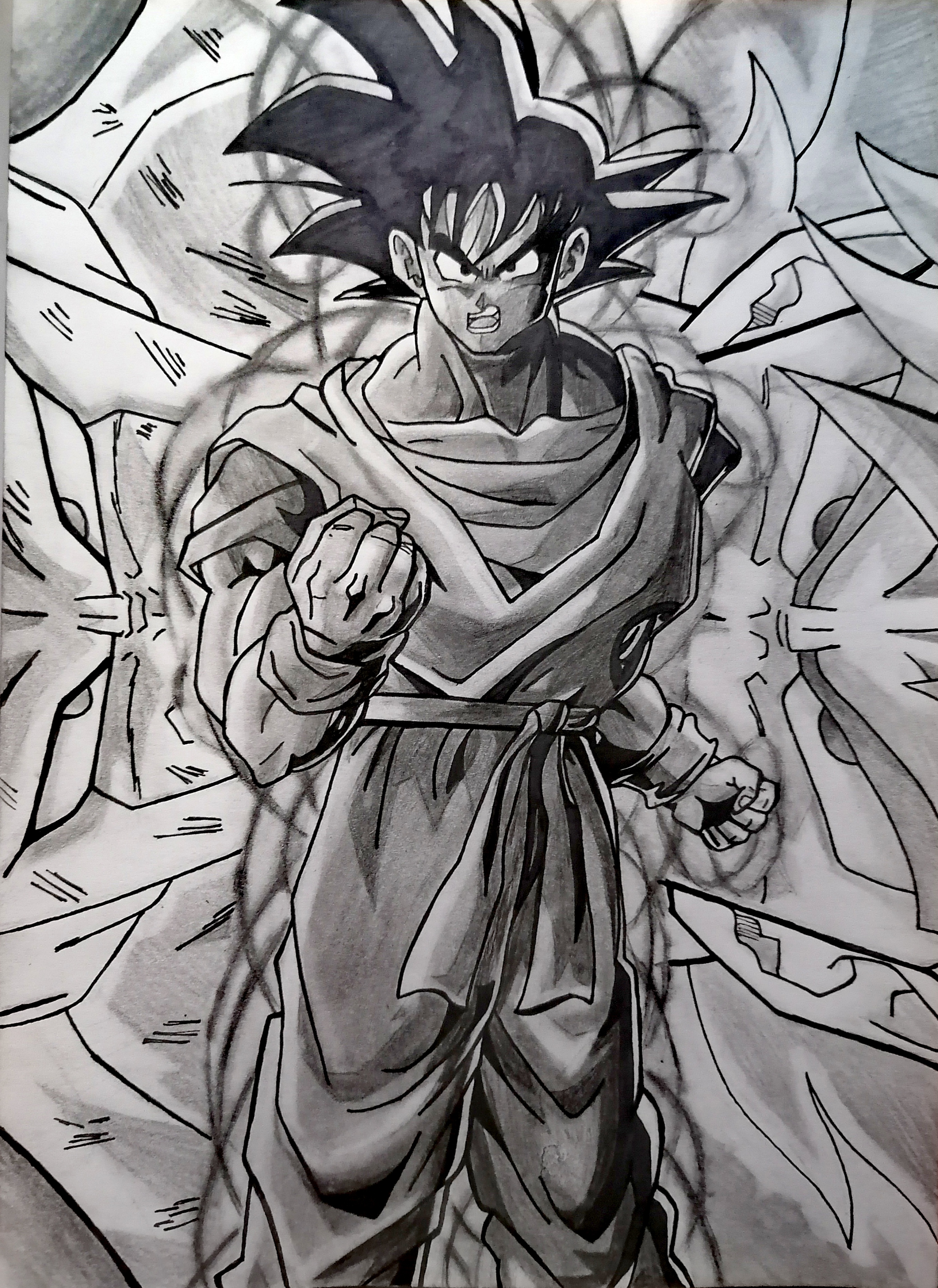 Super Saiyan Goku (Namek/Frieza Saga) by cxnvectixn on DeviantArt