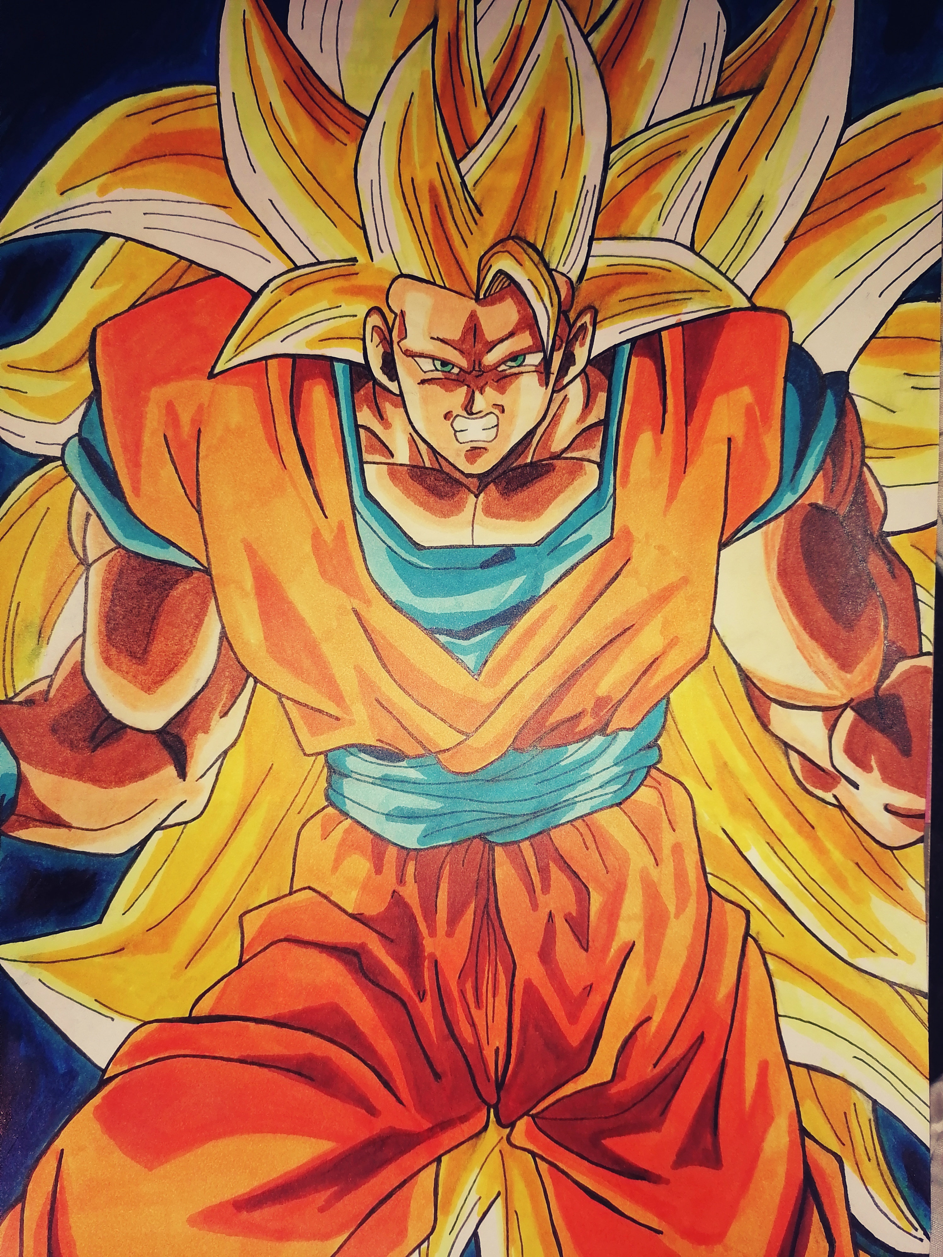 Goku SSJ3  Dragon ball art goku, Dragon ball super manga, Anime